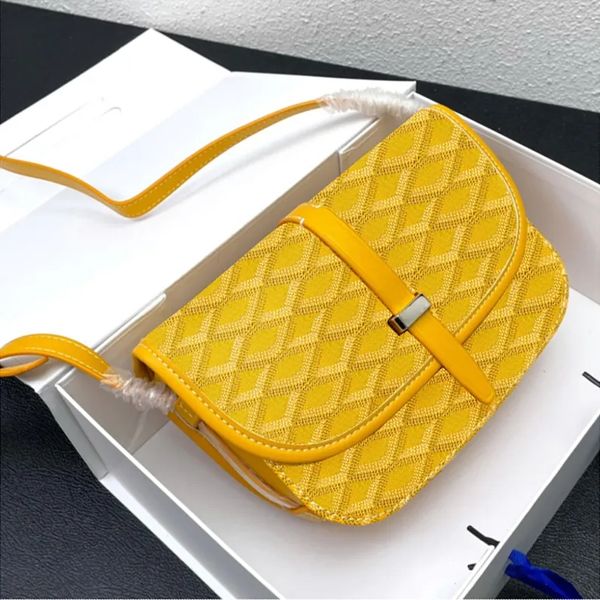 9A Womens Designer Bag Saddles Bag Couro Crossbody Bag Couro Clássico Hobo Clássico Messenger Triângulo Padrão Yard Bag Luxury Camera Bag Bolsa Carteiras Moda