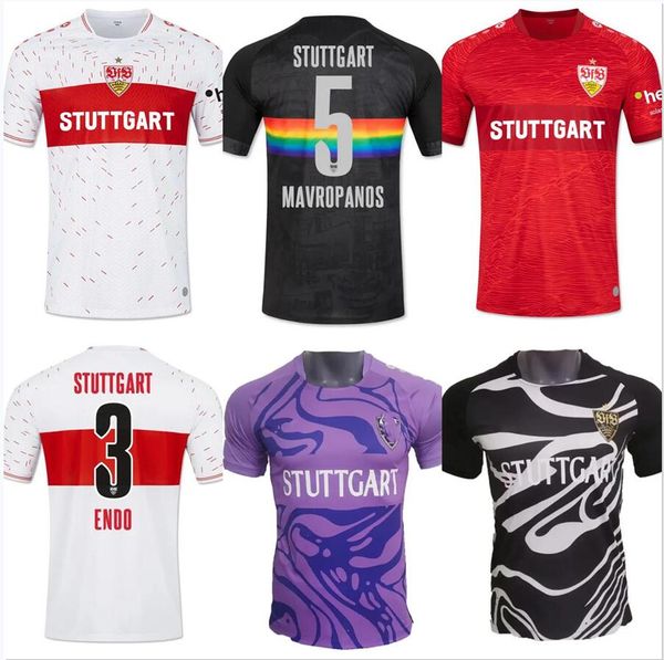 23 24 VFB Stuttgarts Soccer Jerseys Home Away 3th Millot Mvumpa Pfeiffer 2024 Kastanaras Zagadou Massimo Bredlow Football Рубашки Специальная форма