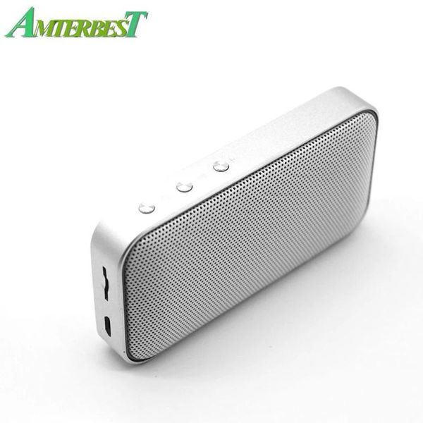 Alto-falantes AMTERBEST BT209 Mini alto-falante portátil sem fio Super Bluetooth Design super fino Super Bass com design mais fino e leve