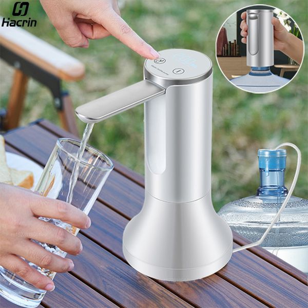 Pompa bottiglia gallone elettrica pompa per distributore d'acqua automatico 19 litri Pompa bottiglia d'acqua desktop pieghevole H3 ricaricabile