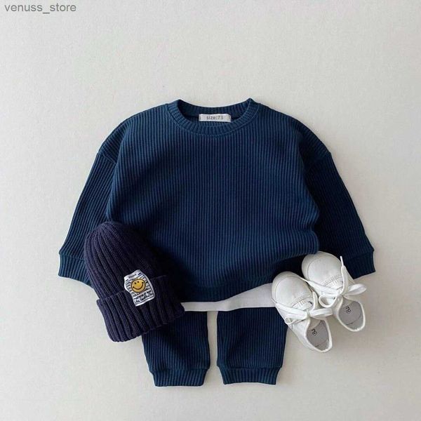 Kleidungssets Mode Kleinkind Baby Mädchen Kleidungssets für Kleinkinder Baumwolle Baby Jungen Kleidungsset Sweatshirt + Hosen 2-teiliges Outfit Kinderkostüm