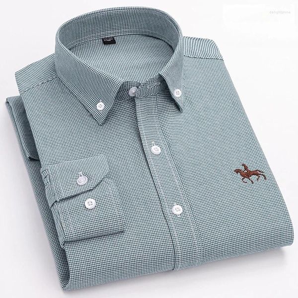 Erkekler için sıradan gömlekler pamuklu erkekler için uzun kollu erkekler ince fit resmi moda ofis gömlek çizgili ürünler kıyafet