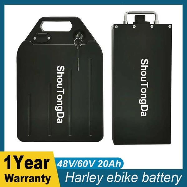 Batterien E-Bike-Batterie 60 V 20 Ah 48 V 30 Ah für zweirädrige faltbare Citycoco-Elektroroller-Fahrräder Harley E-Bike-Batterie