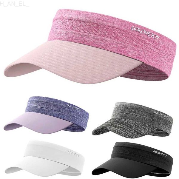 Visors Sommer Beach Cap Golf Tennis Sporthut tragbare schnelle Trockensporthut Frauen lässige Hut falten Sun Visor Sonnenschutzhut L231225