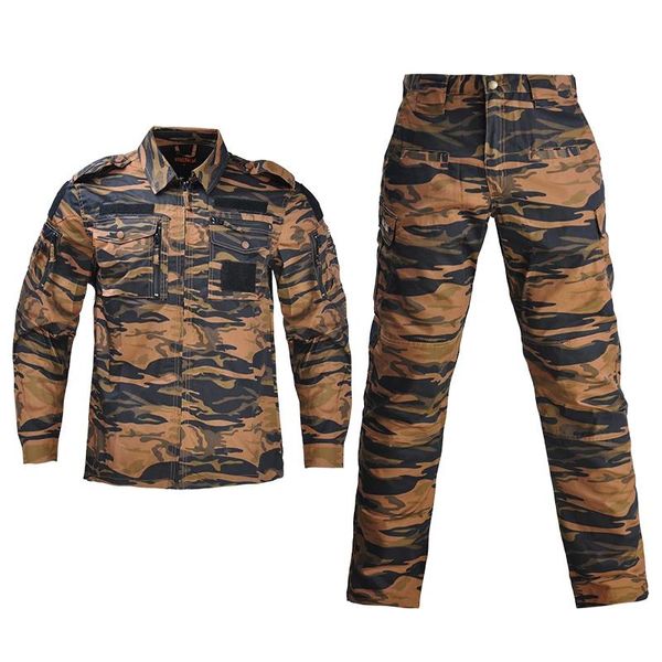 Giacche da uomo uniforme militare Airsoft camuflage Campione tattico Arming forze speciali Combatti giacche pantaloni abiti da soldato militare