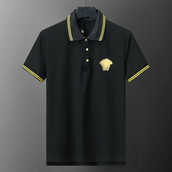 Designers de alta qualidade verão Mens Polos Camiseta Pra Moda Casual Polo Homem Jaqueta de Manga Curta Camisetas Camisa de Moletom Homens Sportswear # SA21