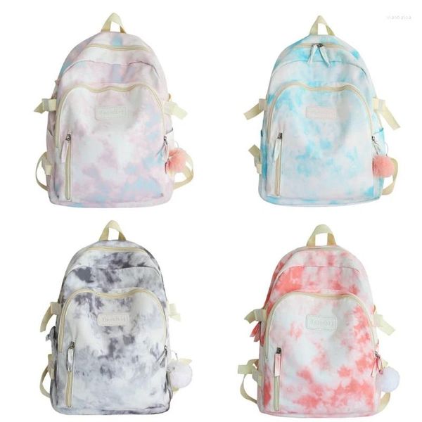 Bolsas escolares Moda Saco de ombro colorido para meninas adolescentes Bagpack casual viagens ao ar livre mochila feminina
