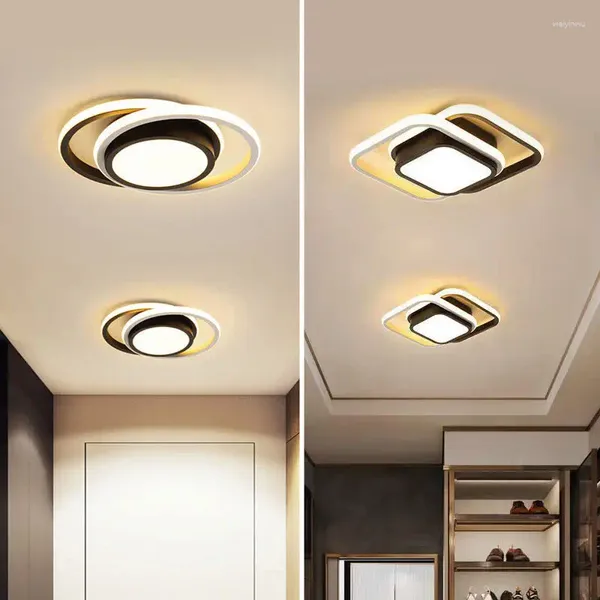 Luzes de teto LED LED LUZ LIGHTS MODERNAS SALA SUPERFÍCIA ROUNTE SALA DOMENCIAMENTO DOMIA DOMIA DOMENCIA DOMENCIAMENTO DE BALCONY INOUNTEIRA LUTARES