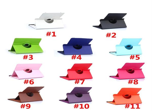 Universelle 360 ​​-Grad -Rotation PU Leder -Stand Tablet Cover Hülle für 7 8 9 10 Zoll Schutzhüllen 11 Farben bieten A405463018