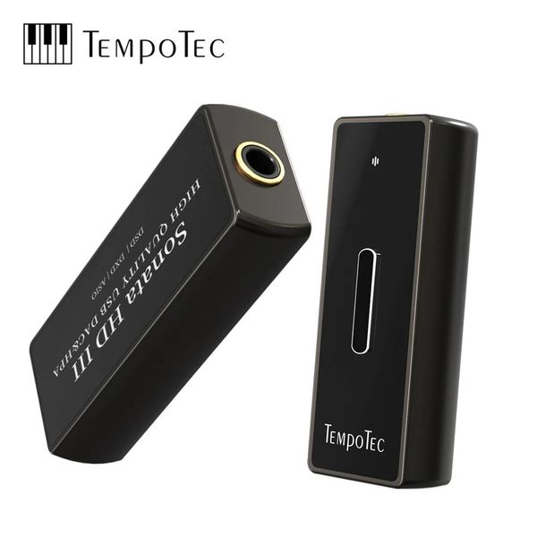 Misturador TempoTec Sonata HD III USB DAC Dongle Tipo C para 3,5 mm Amplificador de fone de ouvido ES9218 DSD256 para Android iPhone PC MAC