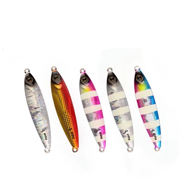 FUNADAIKO вольфрамовые медленные металлические приманки для отсадки 30 г 40 г 60 г 80 г светящаяся приманка для рыбалки джиг-приманка для рыбалки в морской воде 231225