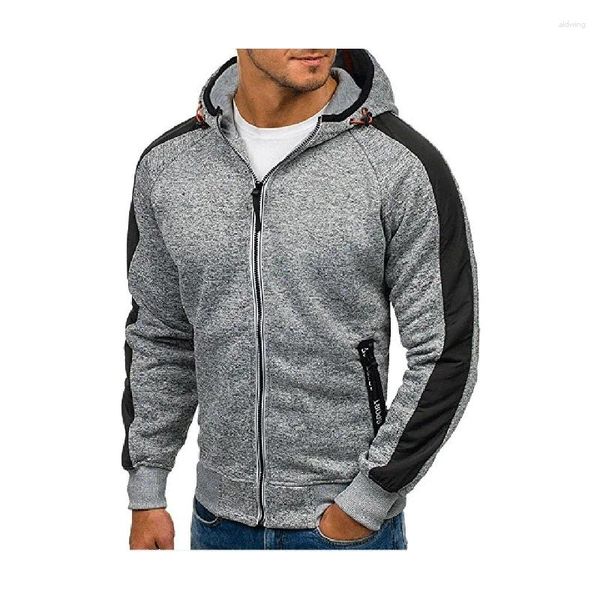 Hoodies masculinos moletons moletons sudaders hombrea respirável e quente casual jacquard moletom de lã Cardigan Capuz Jaqueta S-2xl