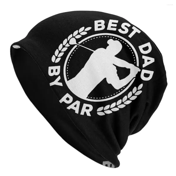 Berets Dad von Par Golfliebhaber Geschenk für Vaters Tag #6 Klassische Sport -Beanie Caps Schädel Beanies Ski Bonnet Homme Hüte