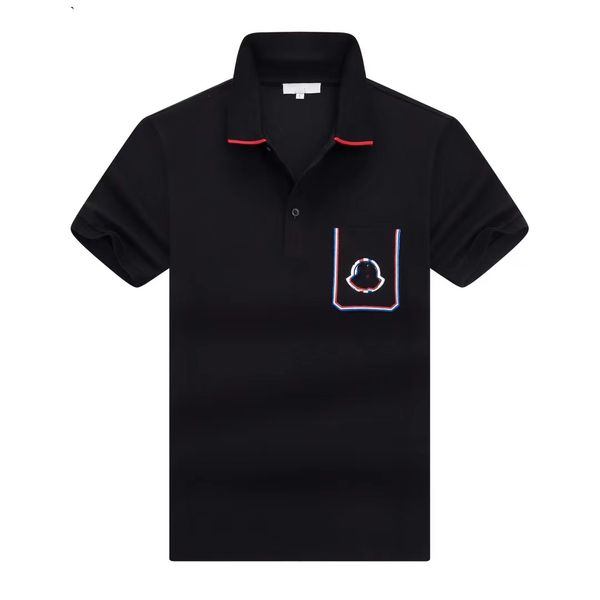 Designer 2024 Nuova polo maschile uomini di alta qualità da coccodrillo ricami corti maniche corta estate in cotone traspirante classici di business classics maschile Asia size m 3xl