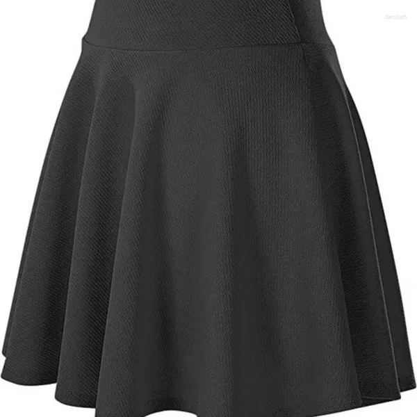 Юбки 2024 Spring 100 Plearted Solid Color Half Skirt A-Line Casual Sports Короткая женская одежда