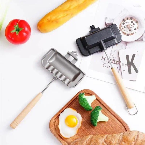 Tavalar Mutfak açık yapışmaz kaplama kahvaltı makinesi çift taraflı ev pratik basit kalıp gaz çıkarılabilir dayanıklı ekmek