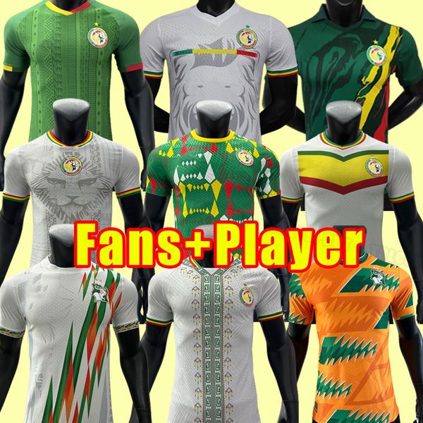 2023 Senegal Soccer Jersey World World Command Cup 2023 Koulibaly Gueye Kouyate Sarr 23 24 футбольная рубашка для мужчин.