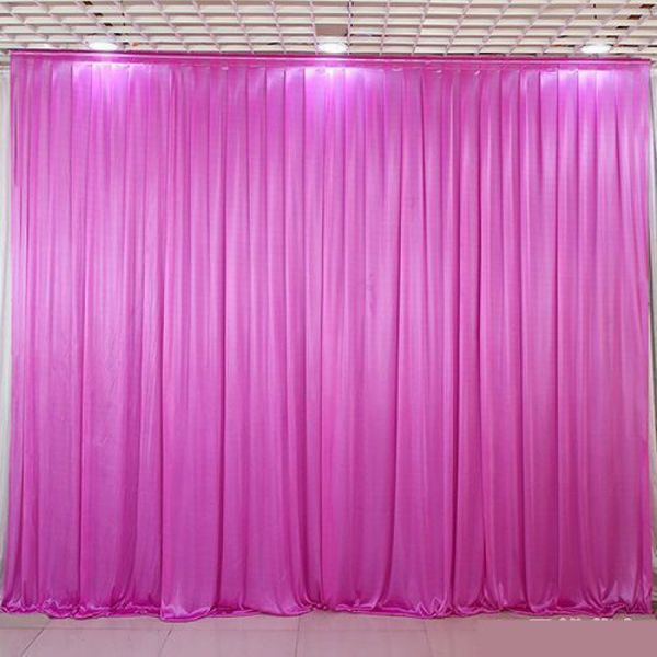 Venda quente decoração de casamento cortinas pano de fundo cortina romântico gelo seda palco evento festa mostrar painéis do hotel atacado