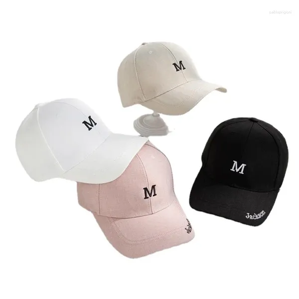 Ball Caps Fashion Solid Color Baseball Letter M Stampa Snapback Sport Casual Sports Gorras Unisex Hip Hop Dad Hats for Men Women