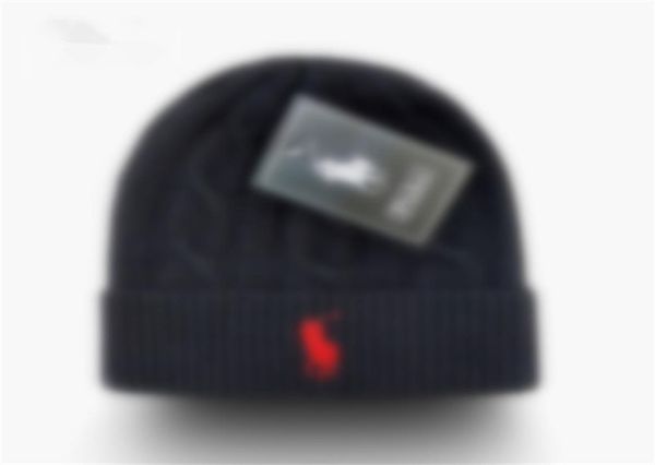 шапка-поло с вышивкой унисекс, осенне-зимние шапки, вязаная шапка для мужчин и женщин, классические спортивные маленькие шапки с черепом для лошадей lad6069114
