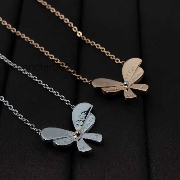 Модные украшения для женщин ожерелье с бабочкой серебряное сердце привлекательное элегантное подвесное подвесное настроение.
