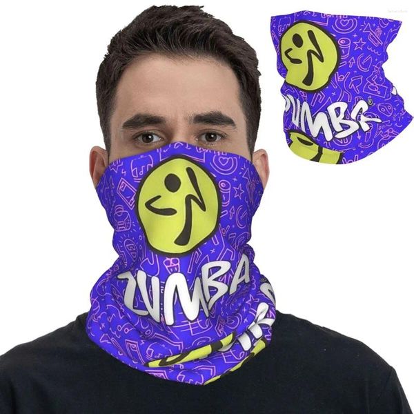 Schals Zumbas Logo Tänzer Bandana Hals Gampfer gedruckt Fitness Gesichtsschal Mehrzweckstirnbandfischen Unisex Erwachsene die ganze Jahreszeit