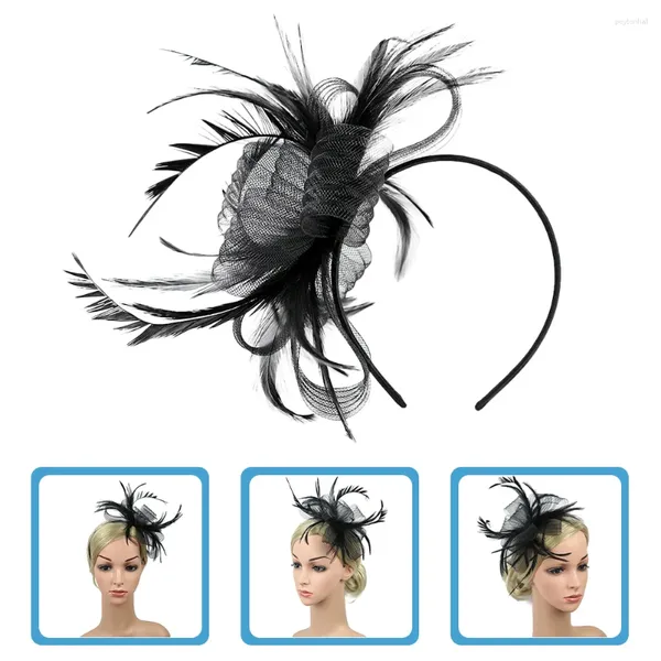 Abbigliamento bandanas mesh tea party cappello da miss clips affascinanti per donne artificiali