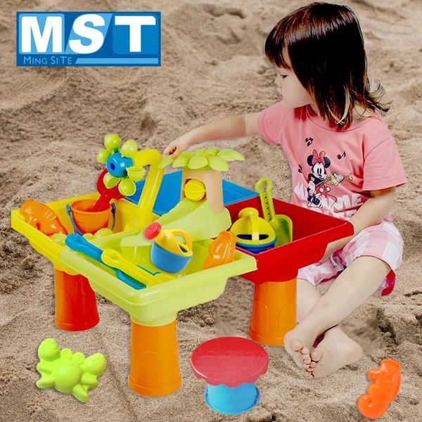 Summer Baby Beach Gioco Giocattoli Bambini Sandbox Set Festa all'aperto Gioca con acqua di sabbia per bambini Giochi divertenti per bambini Gioco d'acqua 231225