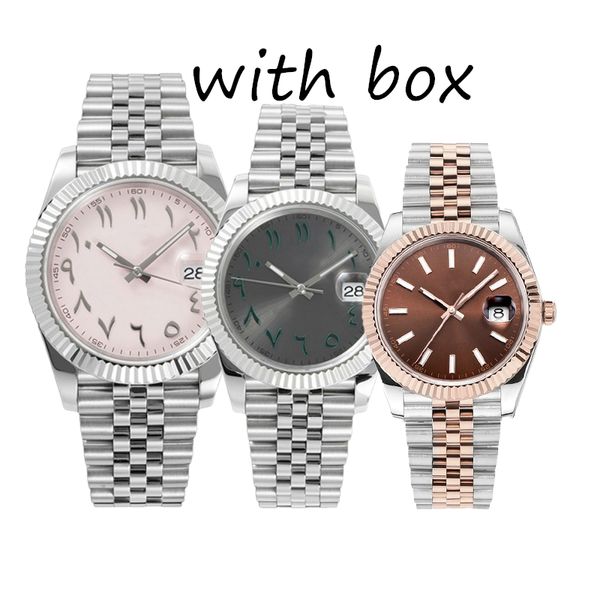 Luxury Watch Movimento automático Wristatch Wristatch Men's Watch Men's Watch 41mm Designer mecânico verde rosa 904l Aço inoxidável Sapphire espelho Relógios de caracteres