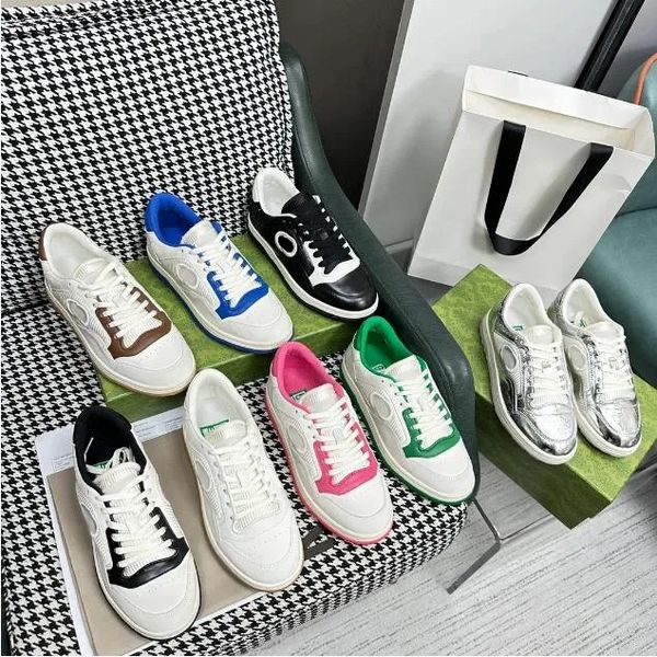 2023 Novo MAC80 Sneaker Screener Sneaker Designer Homem Mulher Lazer Retro Pequeno Sapatos Sujos Couro Moda Casal Dinheiro Pequeno Sapatos Brancos Size35-45