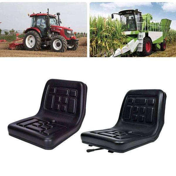 Capas de assento de carro Tractor Fácil de instalar colheitinhos de couro PU para transplanteadores de arroz de carregador veículos de varredores de estradas de empilhadeira