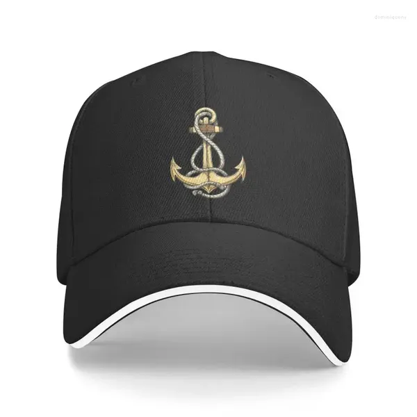 Ball Caps Custom Nautical Anchor Baseball Cap Baseball Hip Hop Men Women's Regolable Sailor Adventure Dad Hat Autumn