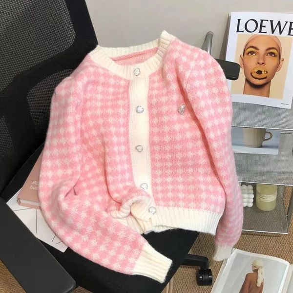 Arrivo Ragazza Modello Maglione lavorato a maglia Abbigliamento per bambini Neonate Pullover Maglione Maglieria Abbigliamento per bambini Cardigan da donna 231225