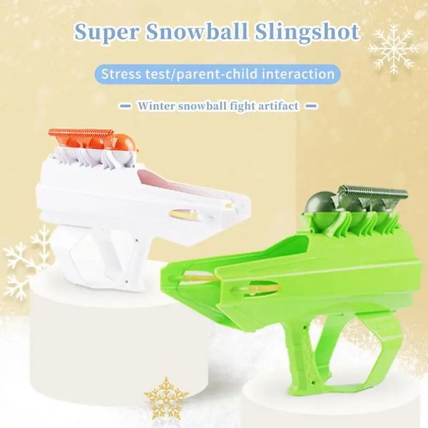 Schneeballkanone, Schneeball, Schneeballmacher, runder Schneeballformer und Winter-Schneekampfspiel, Spielzeug für Kinder 231225