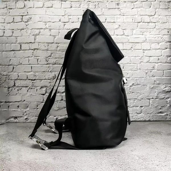 Backpack 2023 ALYX BASS ALYX RICYCLED NYLON MEN DONNA DONNA BLACCO FURCHLE 1017 Backpack da serbatoio 9SM ROPLICA POCCHIO RIMPIOREBILI