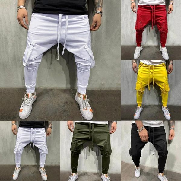 Pantaloni maschili casual all'aperto all'aperto tasca