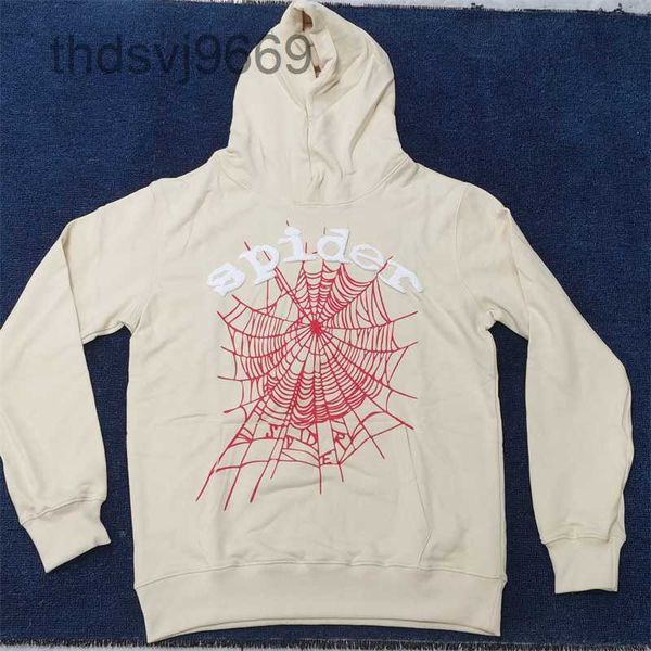 Felpa con cappuccio di cotone Spider SP5der 1 Hoodie Worldwide Pink Young Thug Thug Make Woman's Woman Nevermind Stoam Stampa abbigliamento Pullover di alta qualità 9NDG