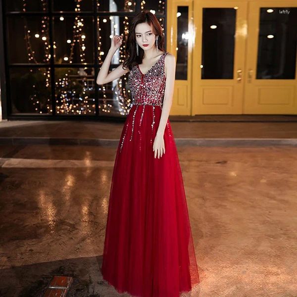 Etnik Giyim El-Boncuklu Çin Oriental Tam Uzunluk Düğün Kadın Seksi Cheongsam Gece Elbise Zarif Prenses Elbiseler Modern Qipao