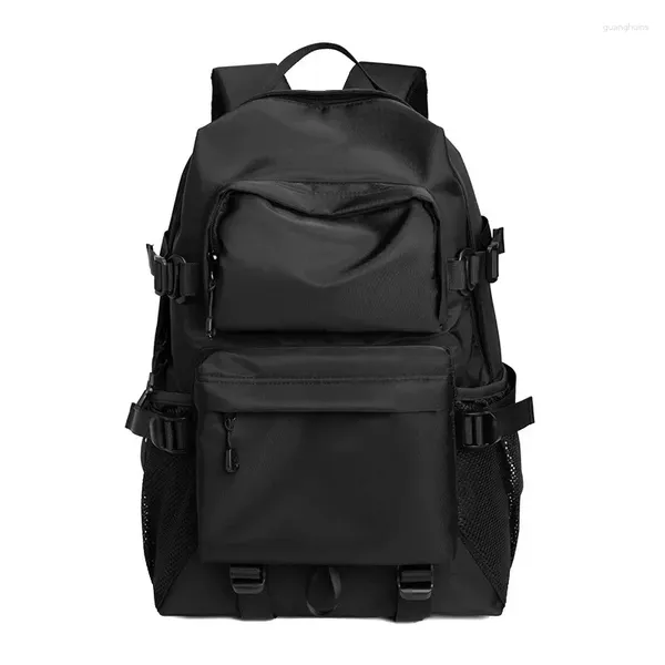 Bolsas escolares Man School School Travel Mochilas Urbanas Mochilas Oxford Pano Impermeável Techwear Men Backpack Laptop masculino Rucksack Highking Sport Bagpack