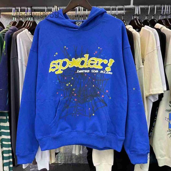 Designer Hoodie Spider Hoodies Mens ricamato Joggers Web Joggers Pullover Hip Hop Fashi