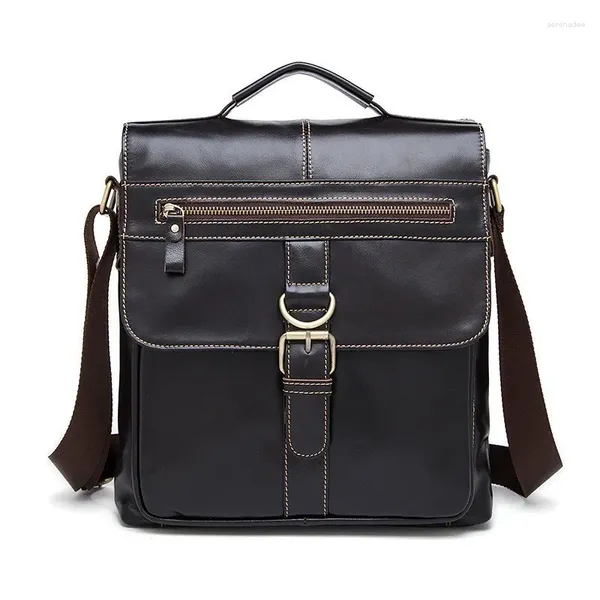 Портфели дизайн бренда искренние масляные восковые кожаные сумок для модных сумочек плеч