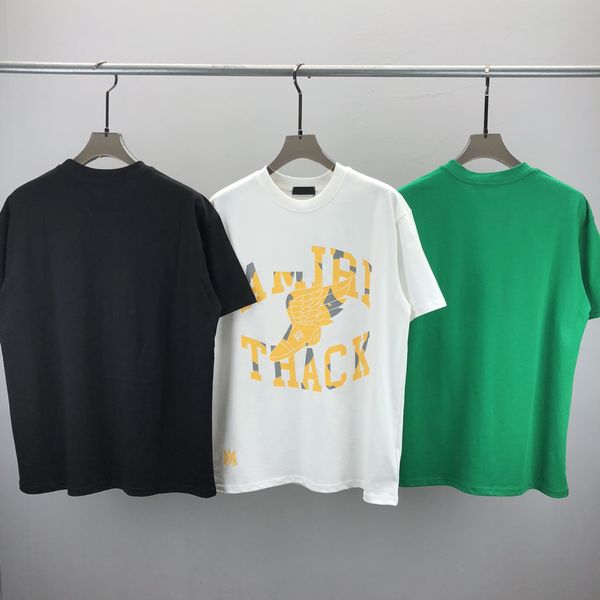 T Shirt Tasarımcı Giyim Erkekler Slus Tees Polos Yuvarlak Boyun İşlemeli ve Baskılı Kutup Tarzı Yaz Giyim Sokak Saf Pamuk Dağ Yıkama Haikyuu Sosyal O9