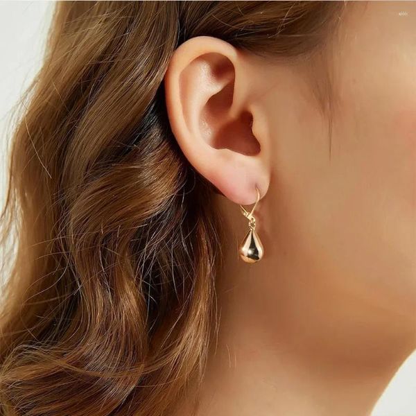 Dangle Ohrringe Tränenhebeback für Frauen Mädchen hypoallergenen Wasserdrope Tropfen Gold Silber Farbe Schmuck Geschenke