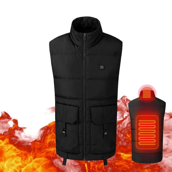 Abbigliamento Nuova Giacca da Moto Uomo USB Riscaldamento Elettrico a Infrarossi Gilet Gilet Abbigliamento Termico Giacca da Equitazione Invernale Chaqueta Moto