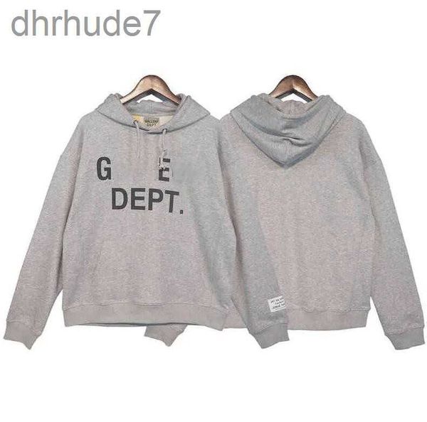 Fashion Hoodies Galerie -Dept Doppeldruck losen Casual Hoodie Pullovers für Männer und Frauen Gelb 700V