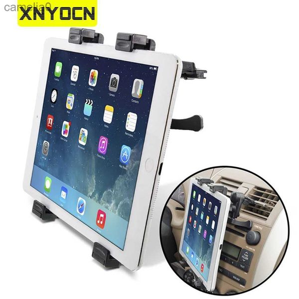 Tablet PC Standlar Xnyocn Tablet Tutucu 7-11 inç Evrensel Ayarlanabilir Araç Hava Havalandırma Montajı Stand Braketi iPad Hava/Mini Samsung Tabletsl231225