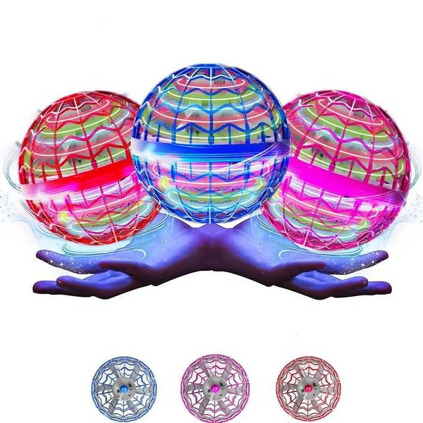 Brinquedos led brinquedos voadores original genuíno bola voadora boomerang flyorb magia com luzes led liberação de estresse voando spinner brinquedos fidget crianças