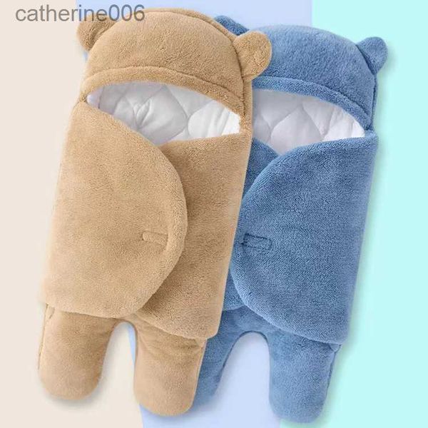 Schlafsäcke Winterstil Babys Schlafsäcke Neugeborenes Baby Kokon Pucksack Umschlag 0-6 Monate Babydecke Pucksack SchlafsackL231225