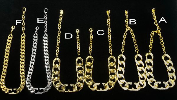Хип -хоп кубинский звенья коакерная цепь мужчины бриллианты горки ожерелье Золото серебряное серебристое серебристое крутое толстое толстое цепное ожерелье