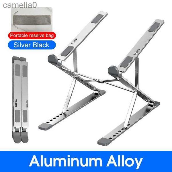 Tablet PC STANDS PORTÁVEL LAPTOP STAND ALUMING EMPRESENTO MACBOOK PRO AR AIR PORTURAÇÃO DE PORTA AJUSTÁVEL AJUSTÁVEL BASE TABETO PARA COMPUTADOR PCL231225